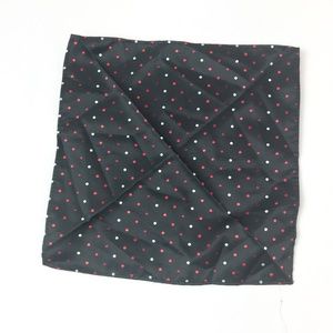 Silk Microdot Pocket Square 9" Hand made